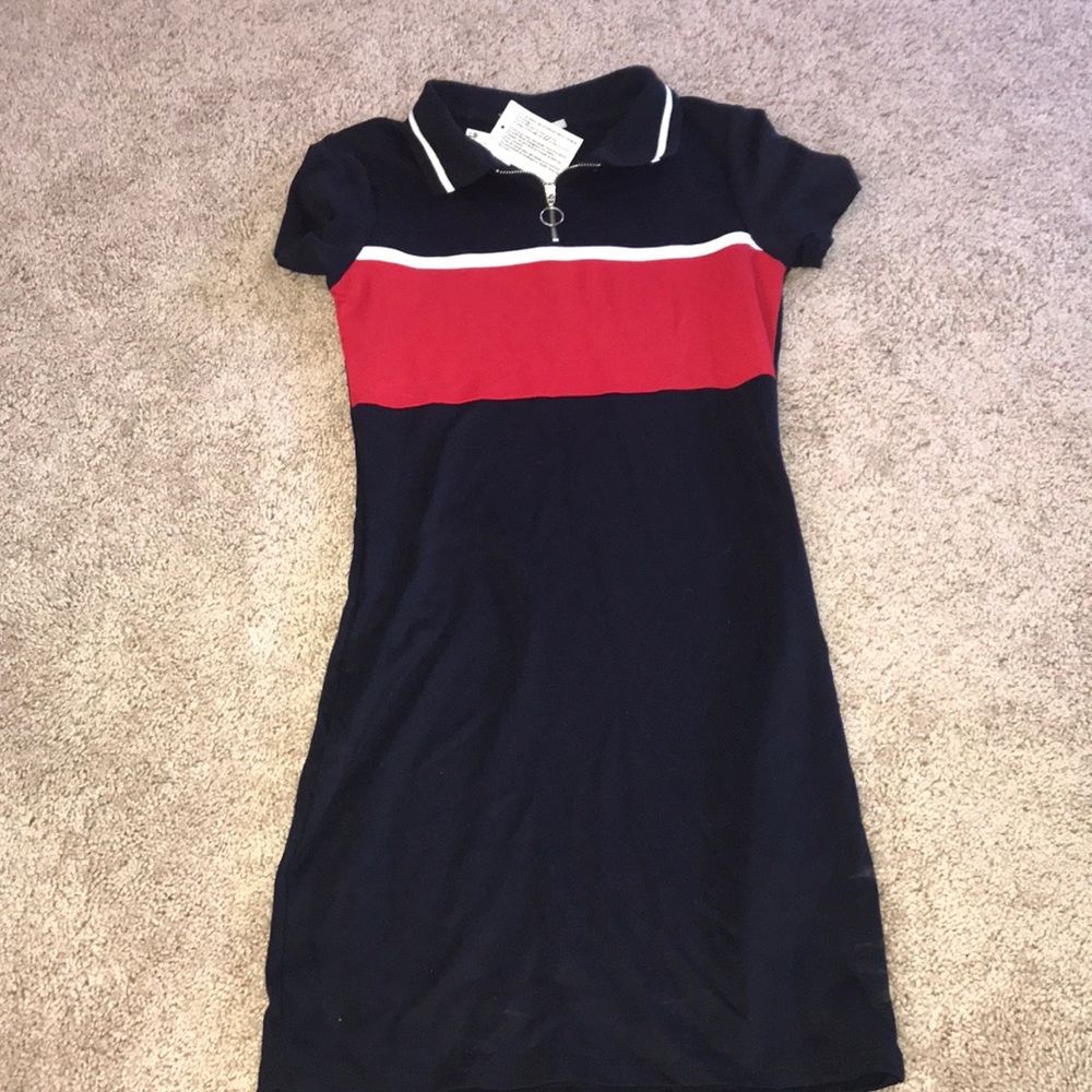 Red white and blue dress